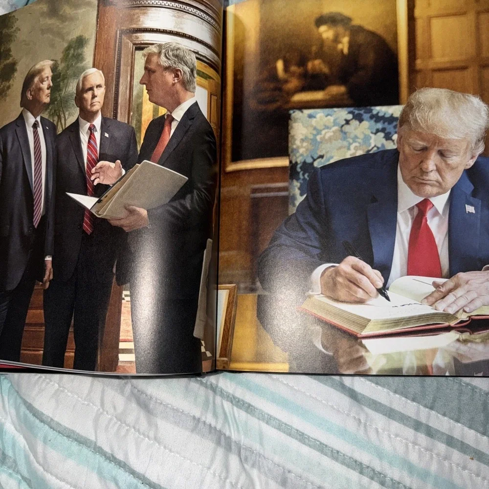 DONALD J TRUMP OUR JOURNEY TOGETHER BOOK HARDCOVER PRESIDENT